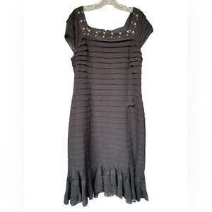 Adrianna Papell Black Bodycon dress size 10